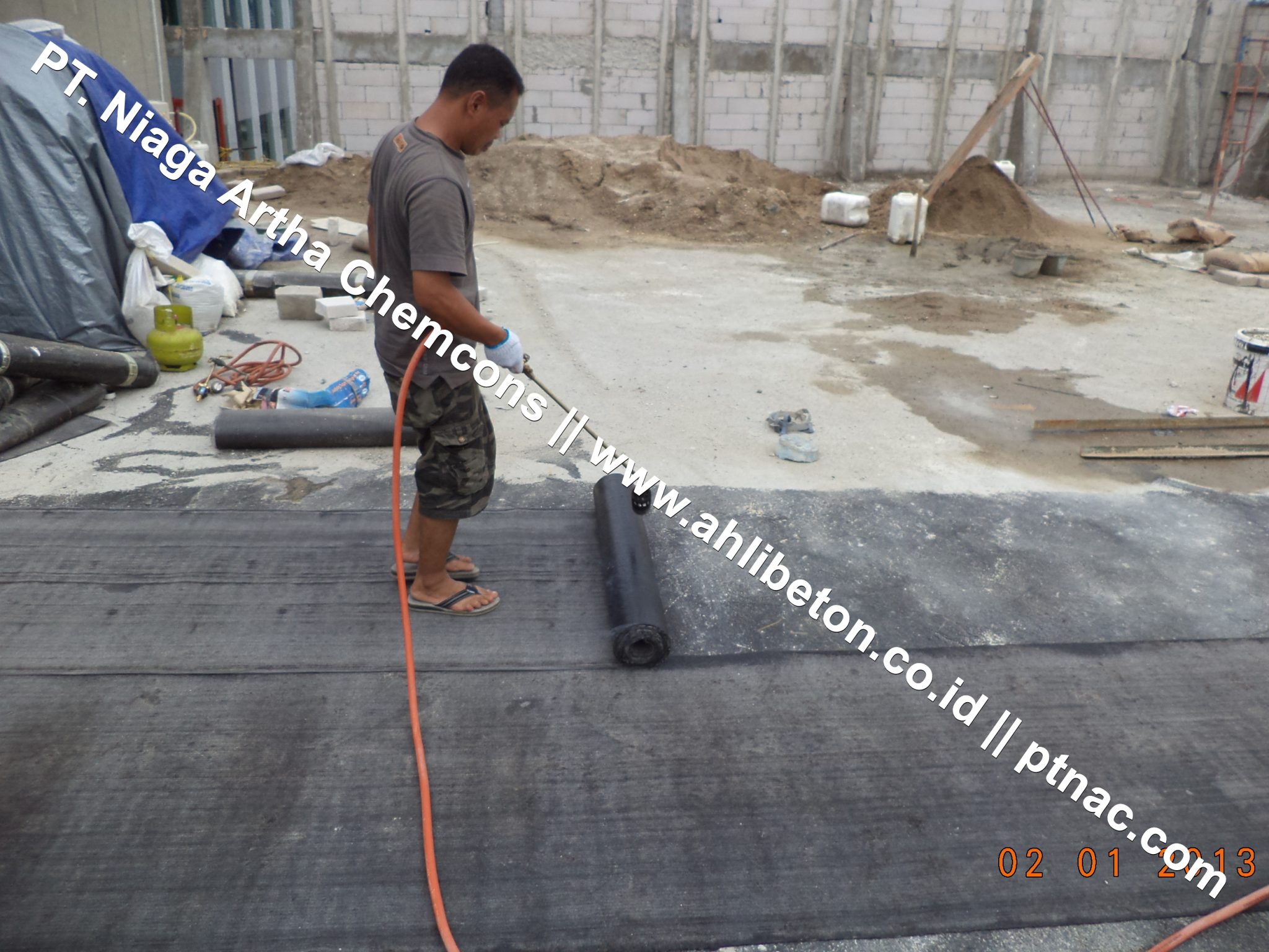 Metode Kerja Waterproofing Membrane Bakar - Jasa Waterproofing